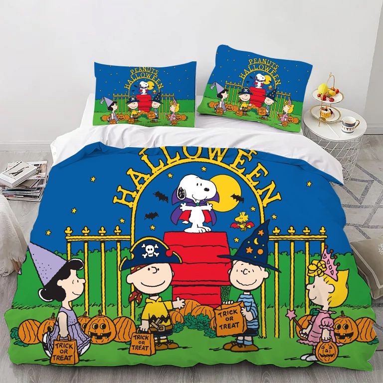 Cartoon Charlie Halloween Bedding Set