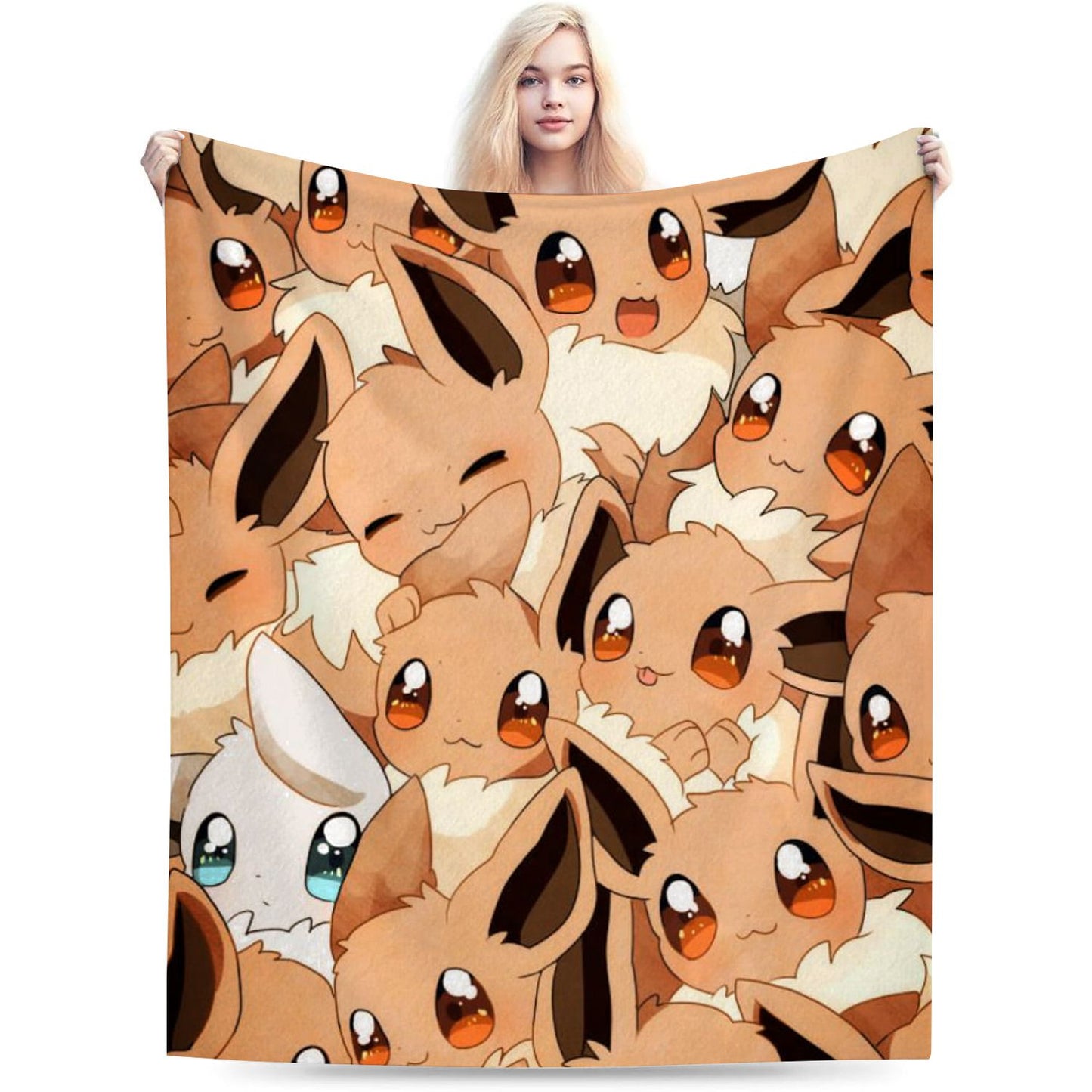Cartoon Cute EE Throw Blanket