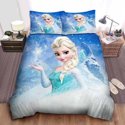 Cartoon Elsa Princess Bedding Set