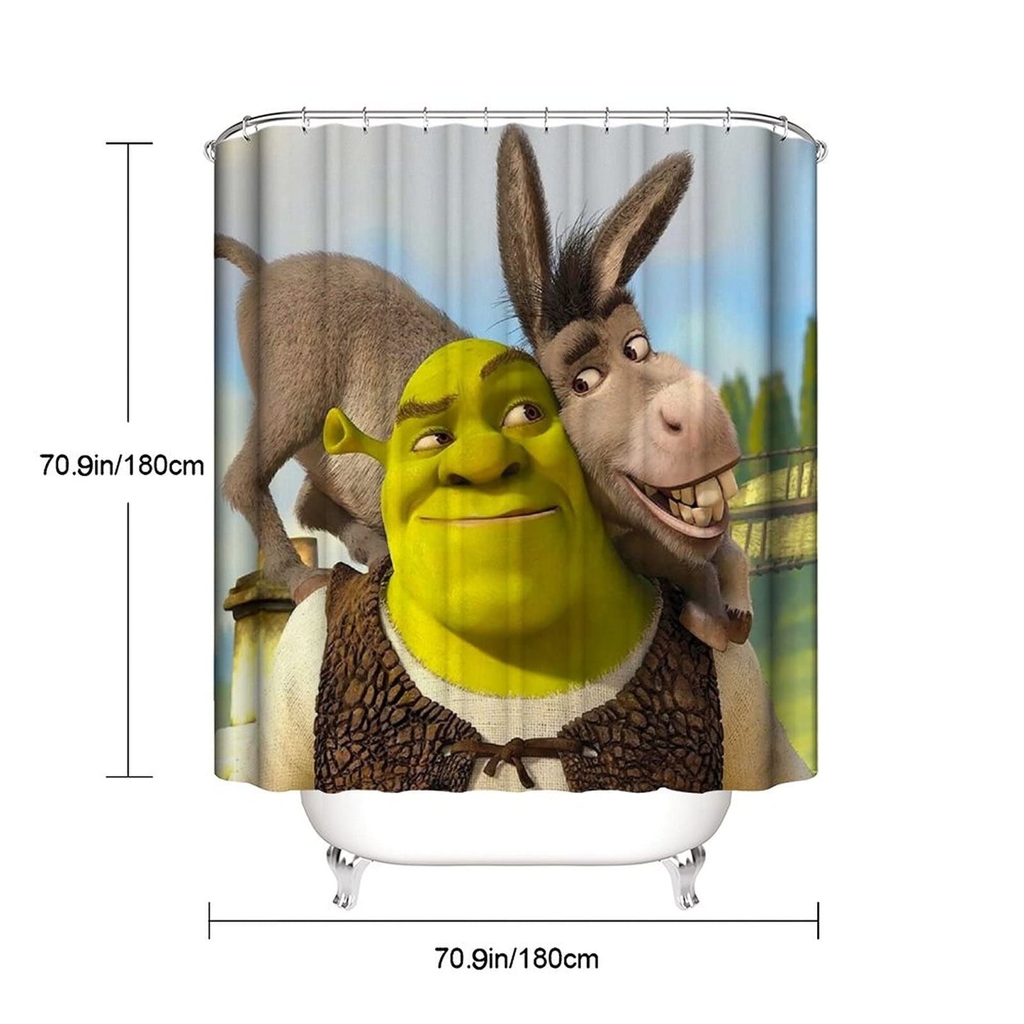 Cartoon Fantasy Film Shower Curtain