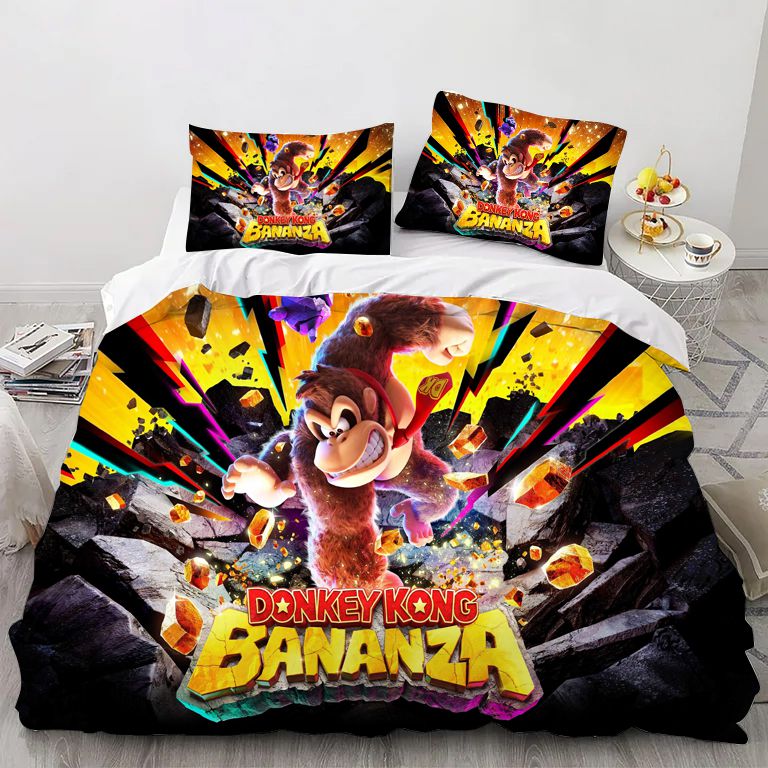 Cartoon Game Donkey Bedding Set