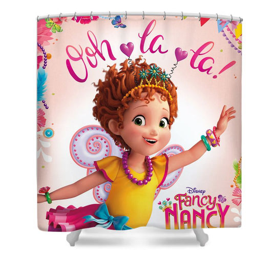 Cartoon Girl Nancy Clancy Shower Curtain