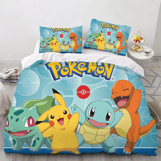 Cartoon Large Yellow Mouse Bedding Set