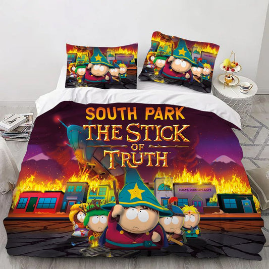 Cartoon Misadventures Bedding Set