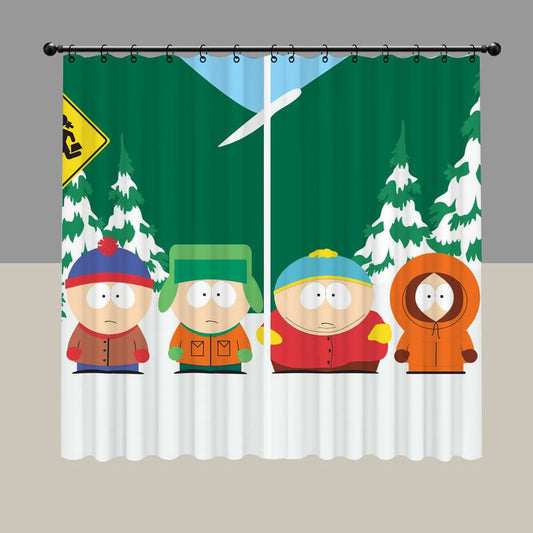 Cartoon Misadventures Blackout Curtain