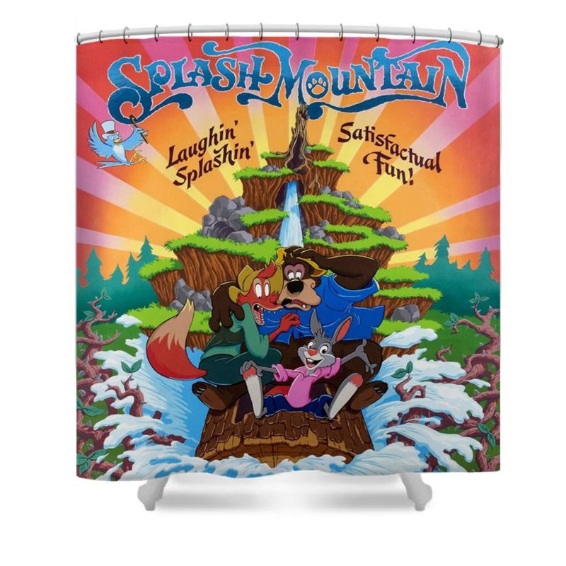 Cartoon Mountain Shower Curtain