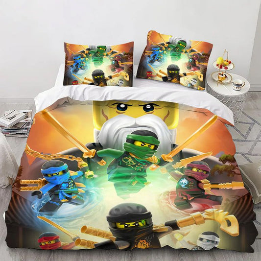 Cartoon Ninja Bedding Set