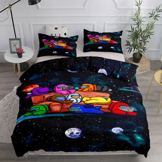 Cartoon Party Game Bedding Set