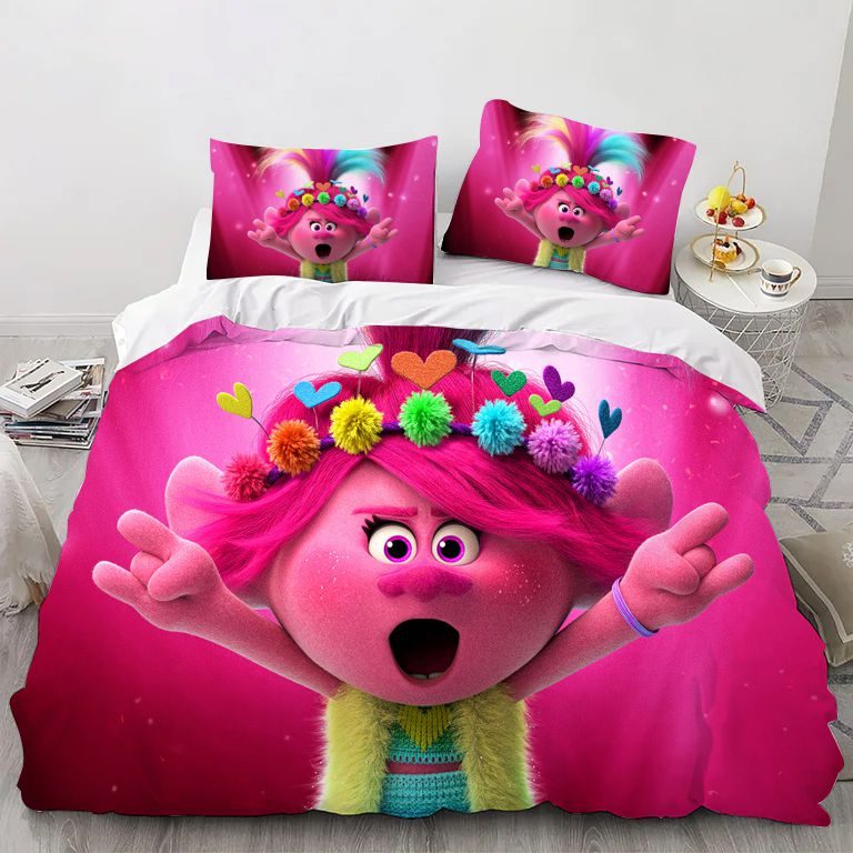 Cartoon Poppy Bedding Set