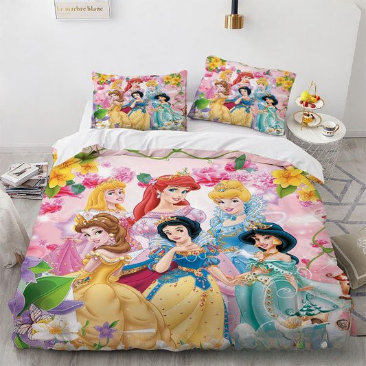 Cartoon Princess Bedding Set