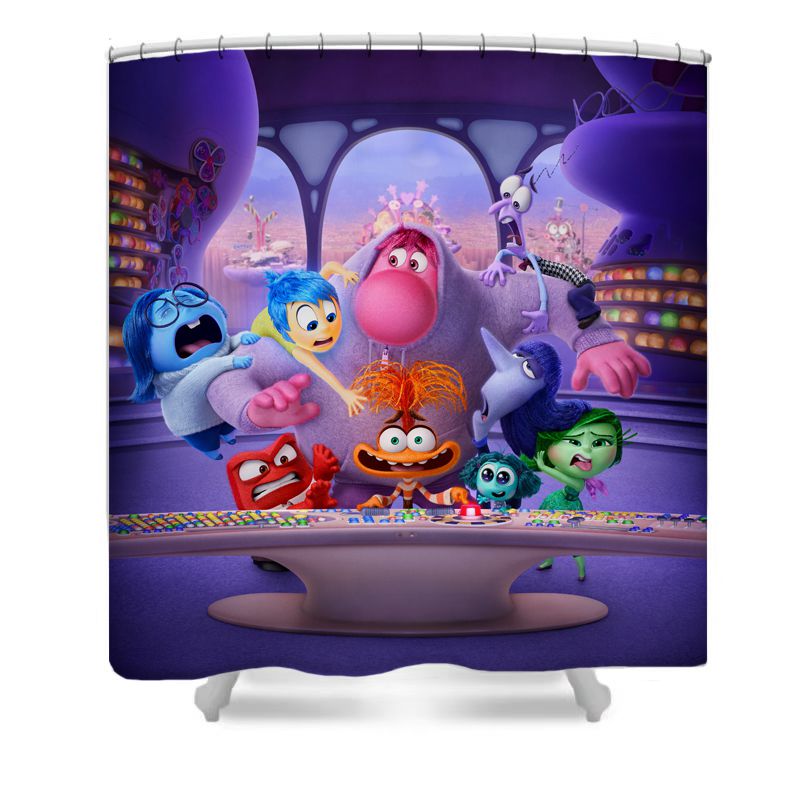 Cartoon Riley Shower Curtain