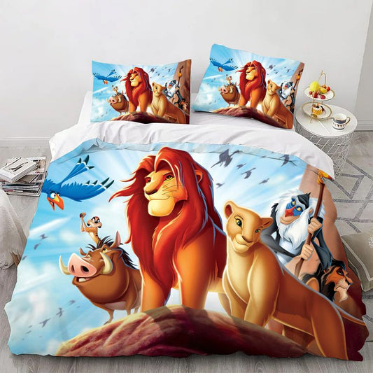 Cartoon Simba Lion Bedding Set