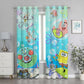 Cartoon Square Sponge Blackout Curtain