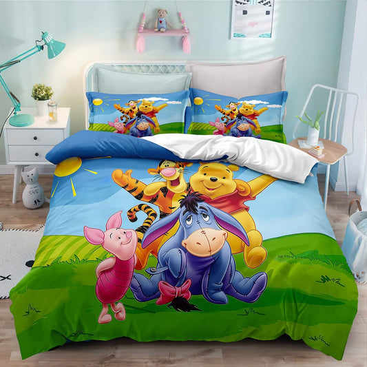 Cartoon Winnie Bear Bedding Set