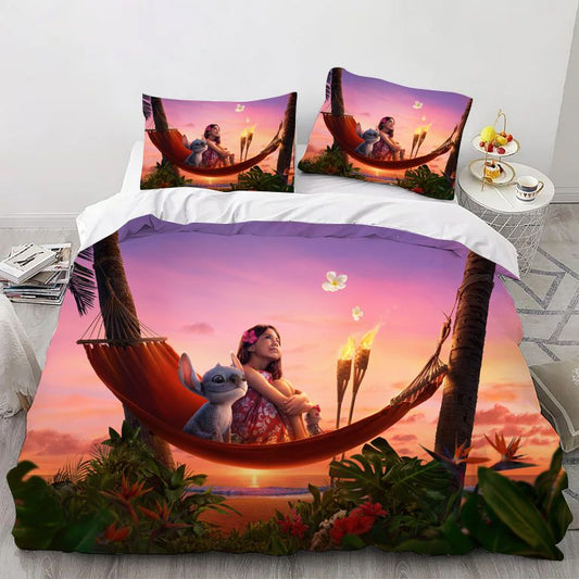 Cartoon Alien Creature Bedding Set