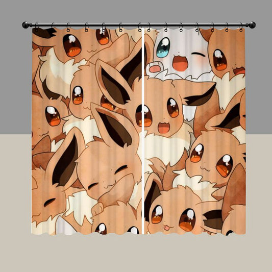 Cartoon Cute EE Blackout Curtain