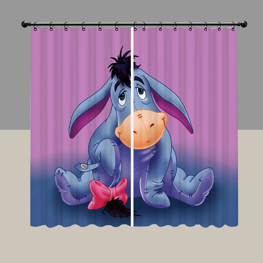Cartoon Donkey Blackout Curtain