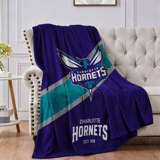 Charlotte Basketball Sport Throw Blanket