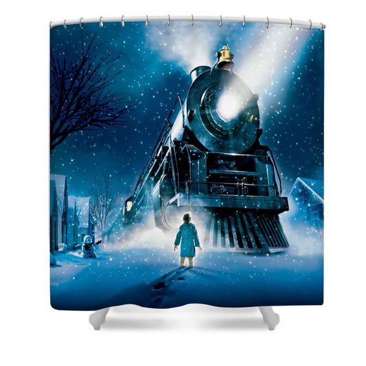 Christmas Magical Adventure Film Shower Curtain