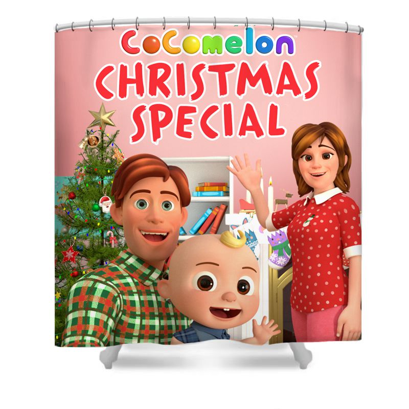 Christmas Special Kids Baby Shower Curtain