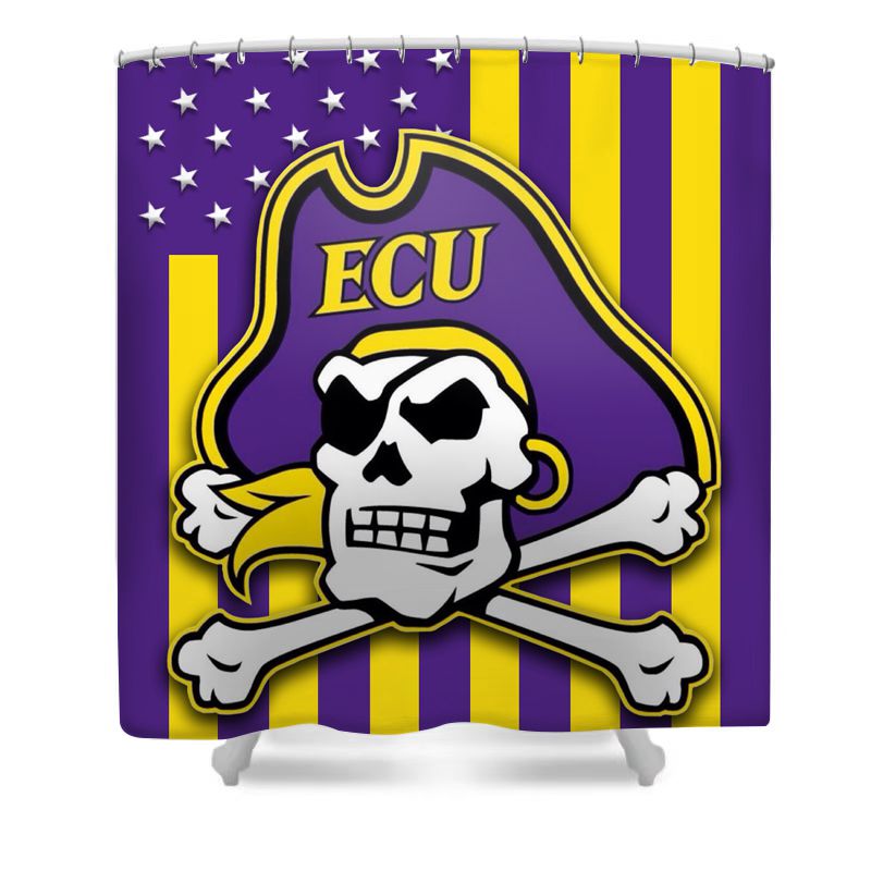 College East Carolina Sport Shower Curtain Set