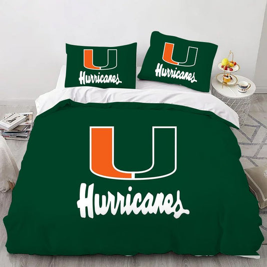 College Miami Bedding Set