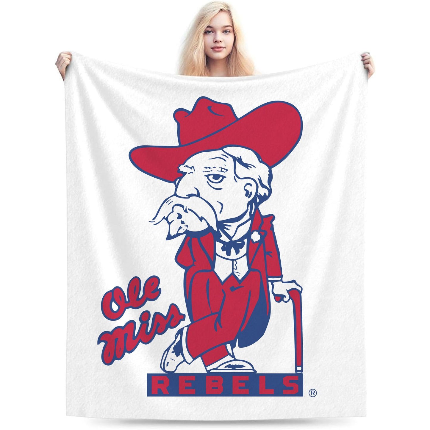 College Mississippi Sport Throw Blanket