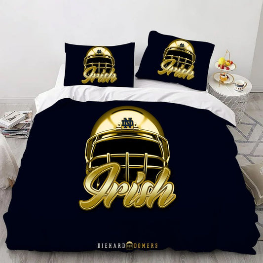 College Notre Dame Sport Bedding Set