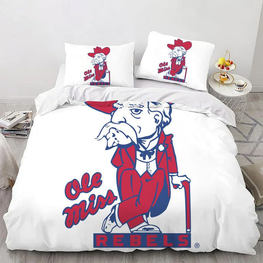 College Sport Mississippi Bedding Set