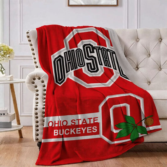 College Sport Ohio State Throw Blanket