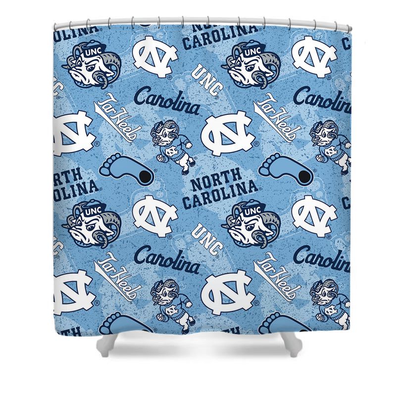 Duschvorhang UNC Tar Heels, University of North Carolina Sport, 180 x 180 cm