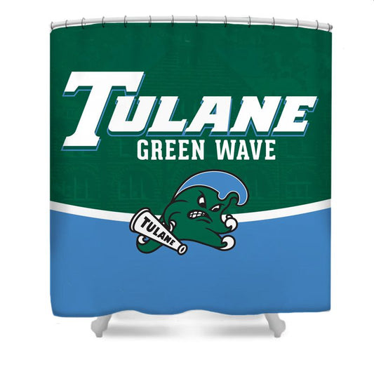 College Tulane Shower Curtain