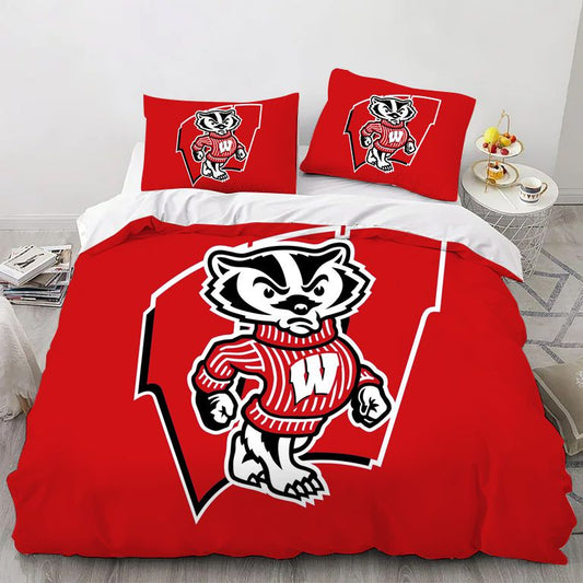 College Wisconsin Sport Bedding Set