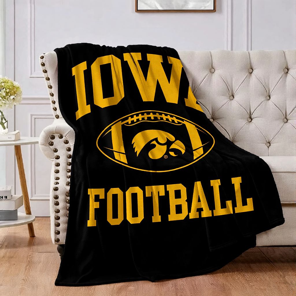 College Iowa Sport Throw Blanket