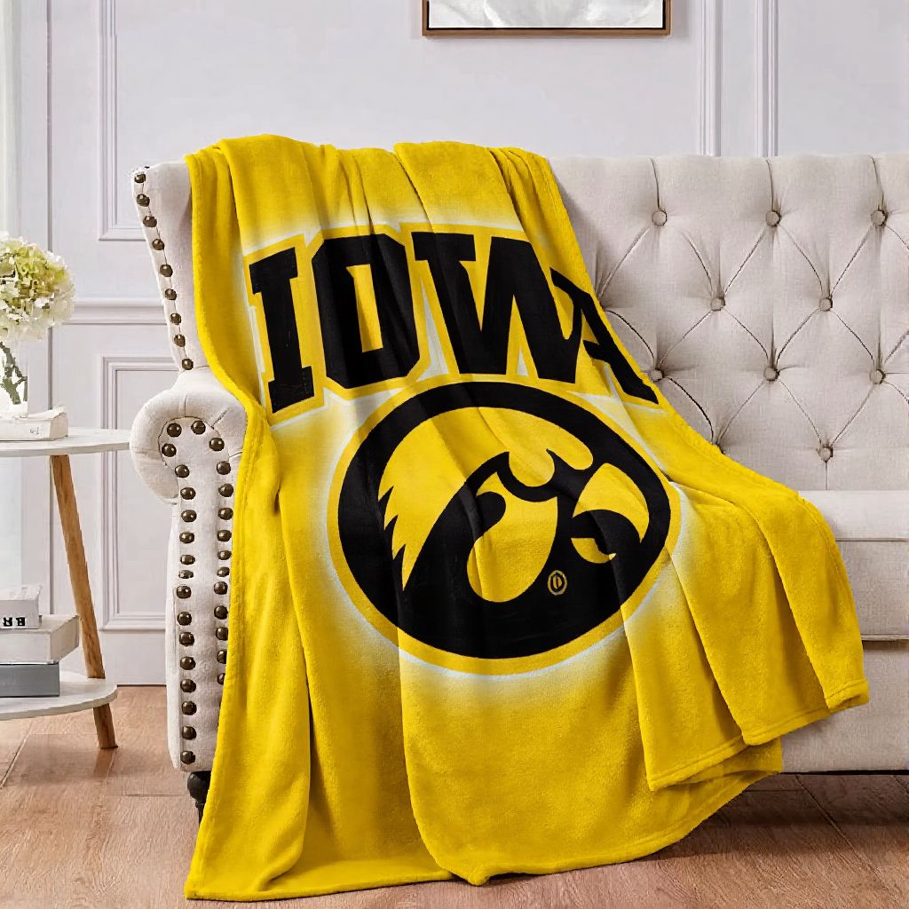 College Iowa Sport Throw Blanket