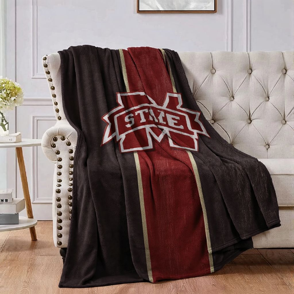 College Mississippi Sport Throw Blanket