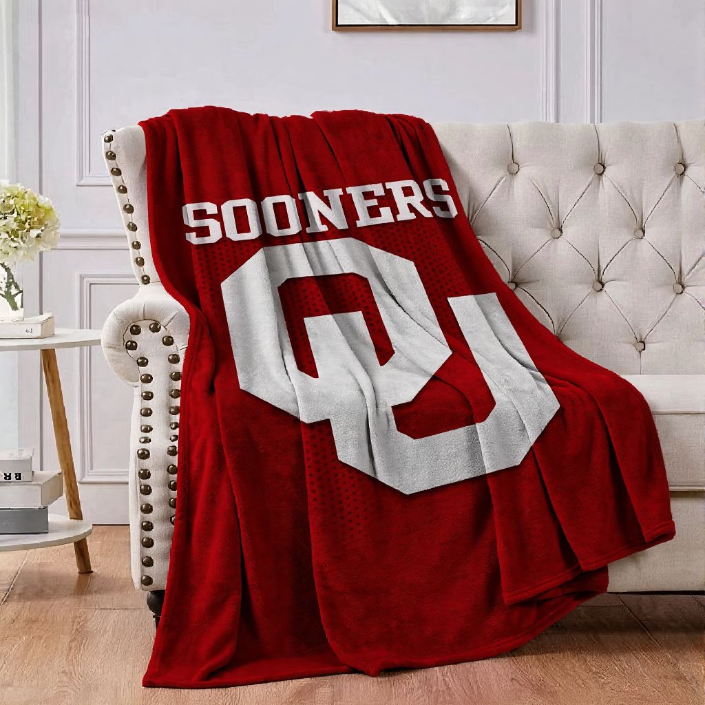 College Oklahoma Sport Throw Blanket
