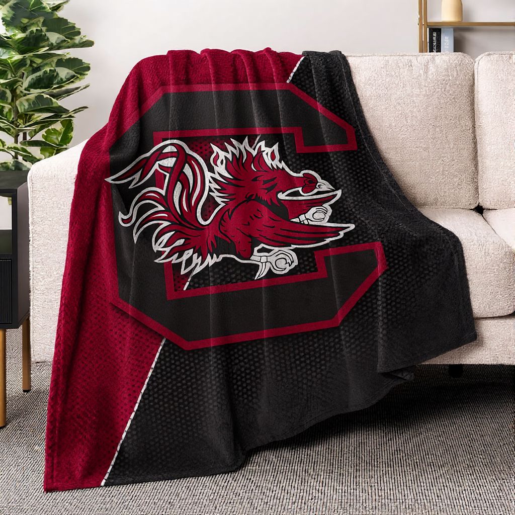 College South Carolina Sport Throw Blanket