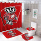 Duschvorhang Wisconsin Badger, University of Wisconsin–Madison College Sport, 180 x 180 cm