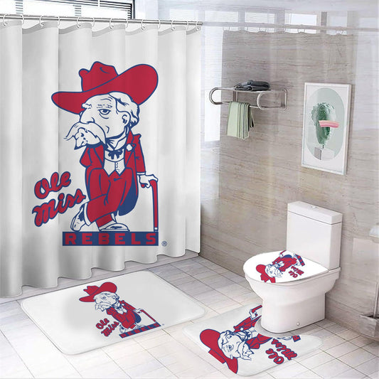 College Sport Mississippi Shower Curtain