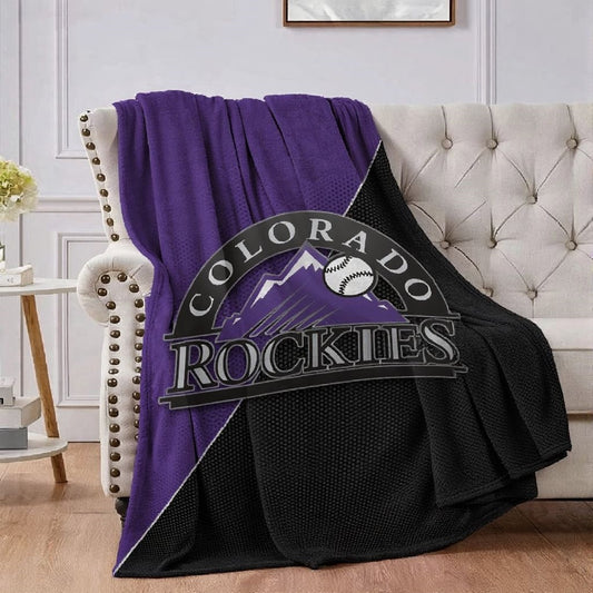 Colorado Baseball Throw Blanket
