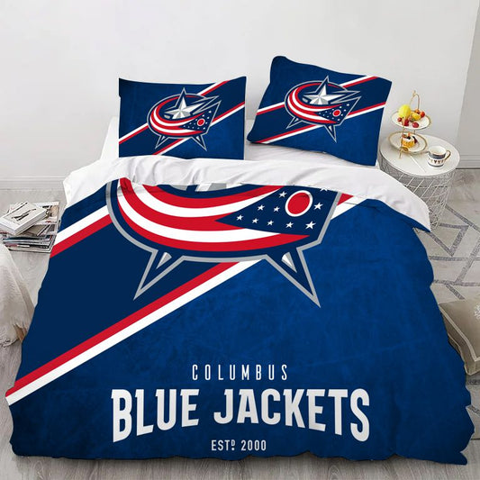 Columbus Hockey Sport Bedding Set