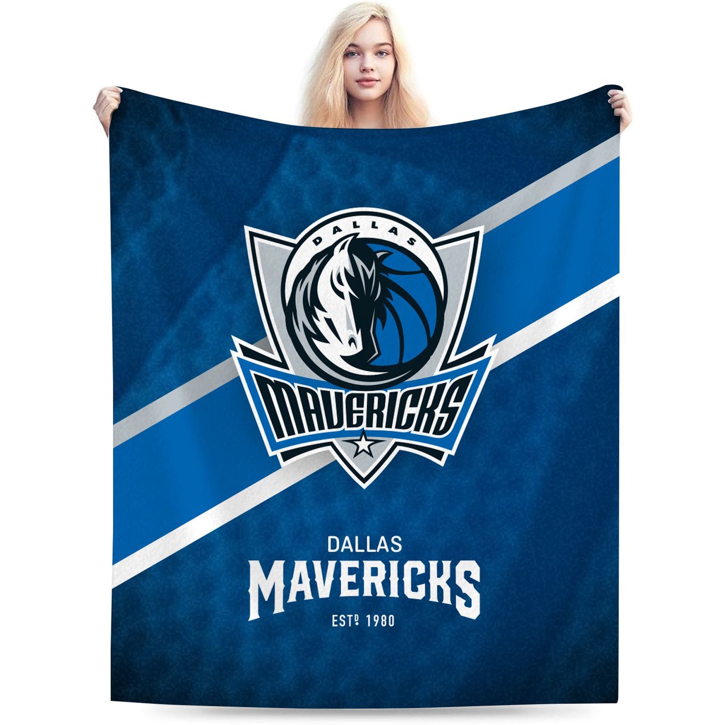 Dallas Basketball Sport Throw Blanket