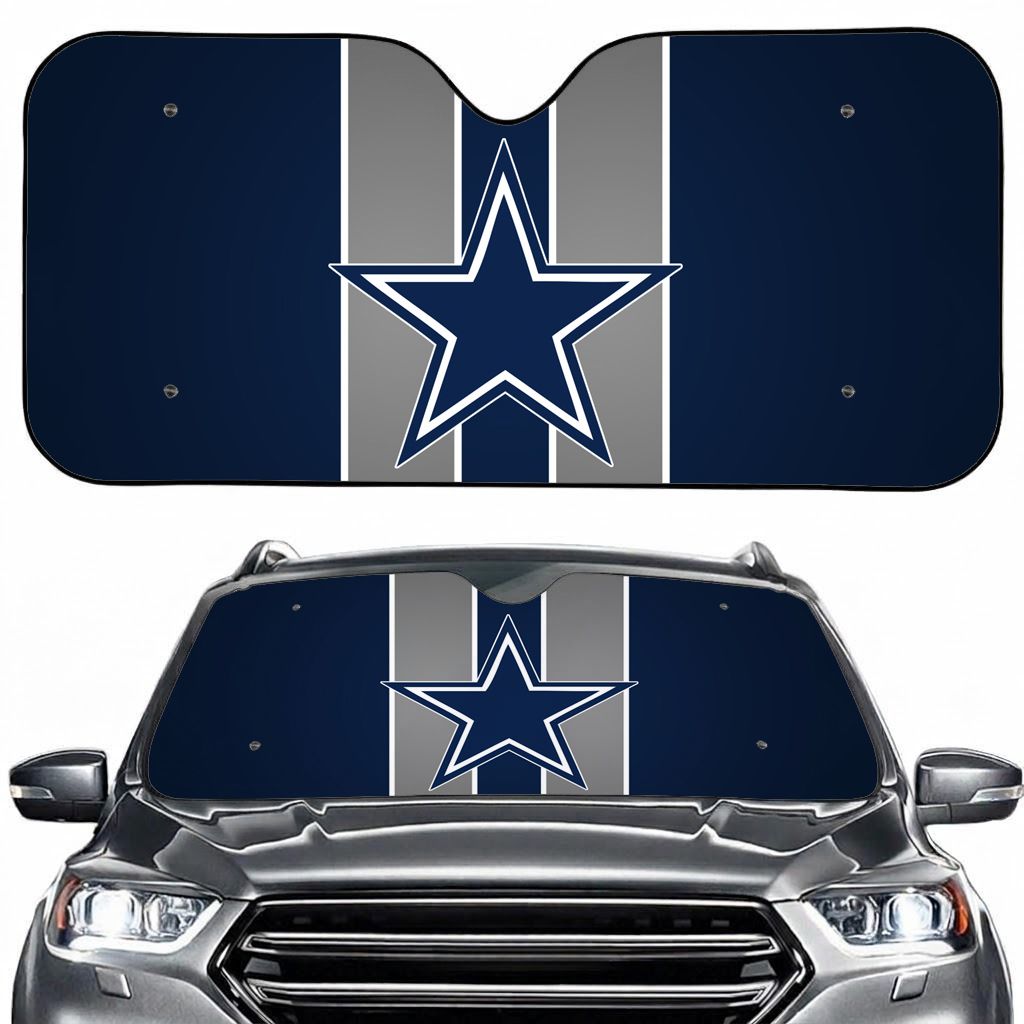 Dallas Football Sport Car Sun Shade