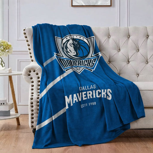 Dallas Basketball Sport Throw Blanket