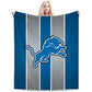 Detroit Football Sport Throw Blanket