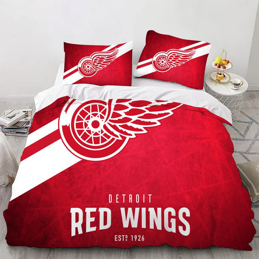 Detroit Hockey Sport Bedding Set