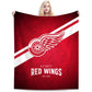 Detroit Hockey Sport Throw Blanket