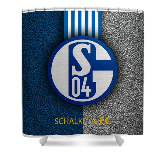 Duschvorhang Schalke 04, FC Fußball, Sport, 180x180cm