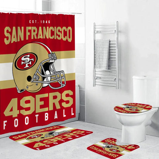 Rideau de Douche San Francisco 49ers, NFL Football Rideaux 180x180